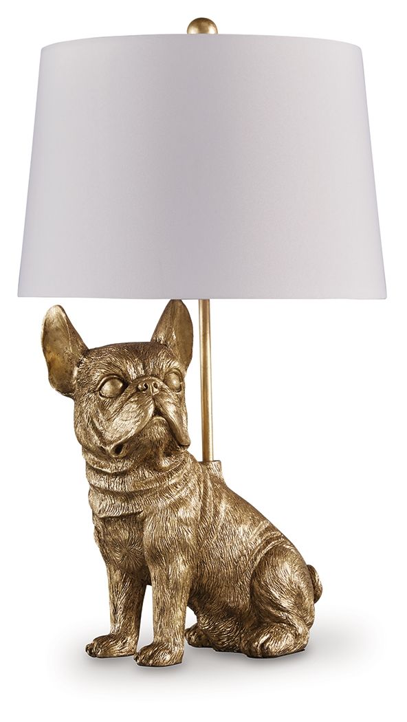 Wadeland Gold Finish Poly Table Lamp