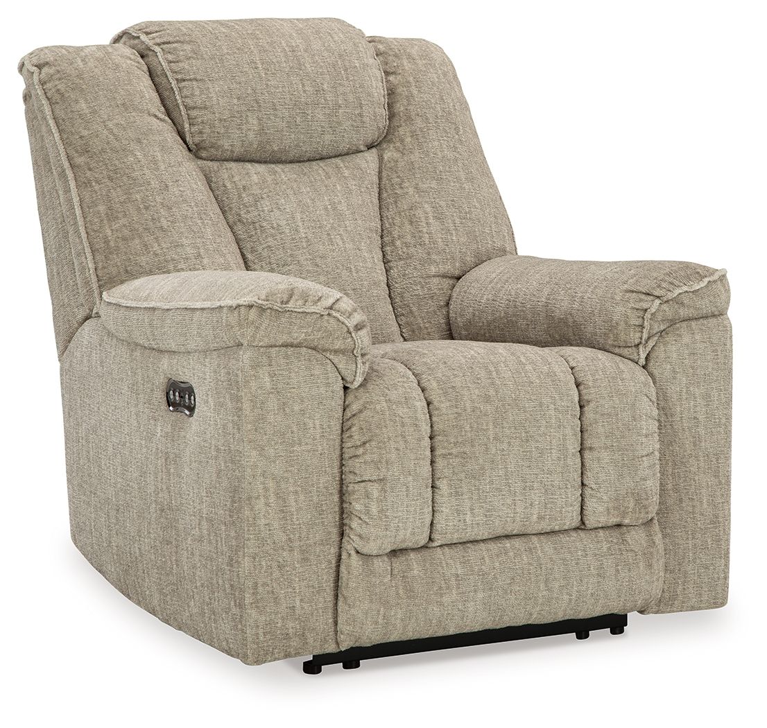 Hindmarsh Stone Power Recliner/ Adj Headrest