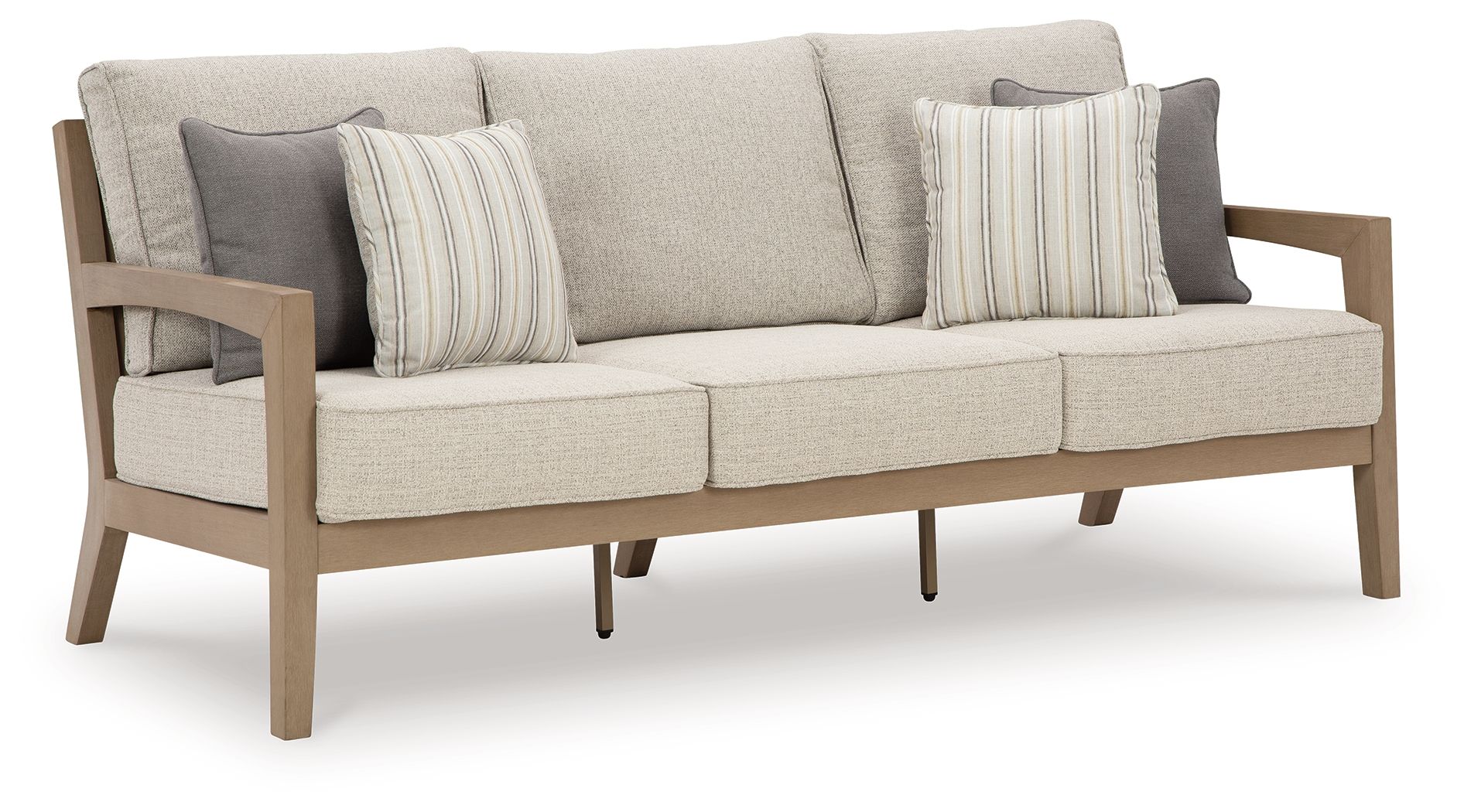Hallow Creek Driftwood Sofa With Cushion