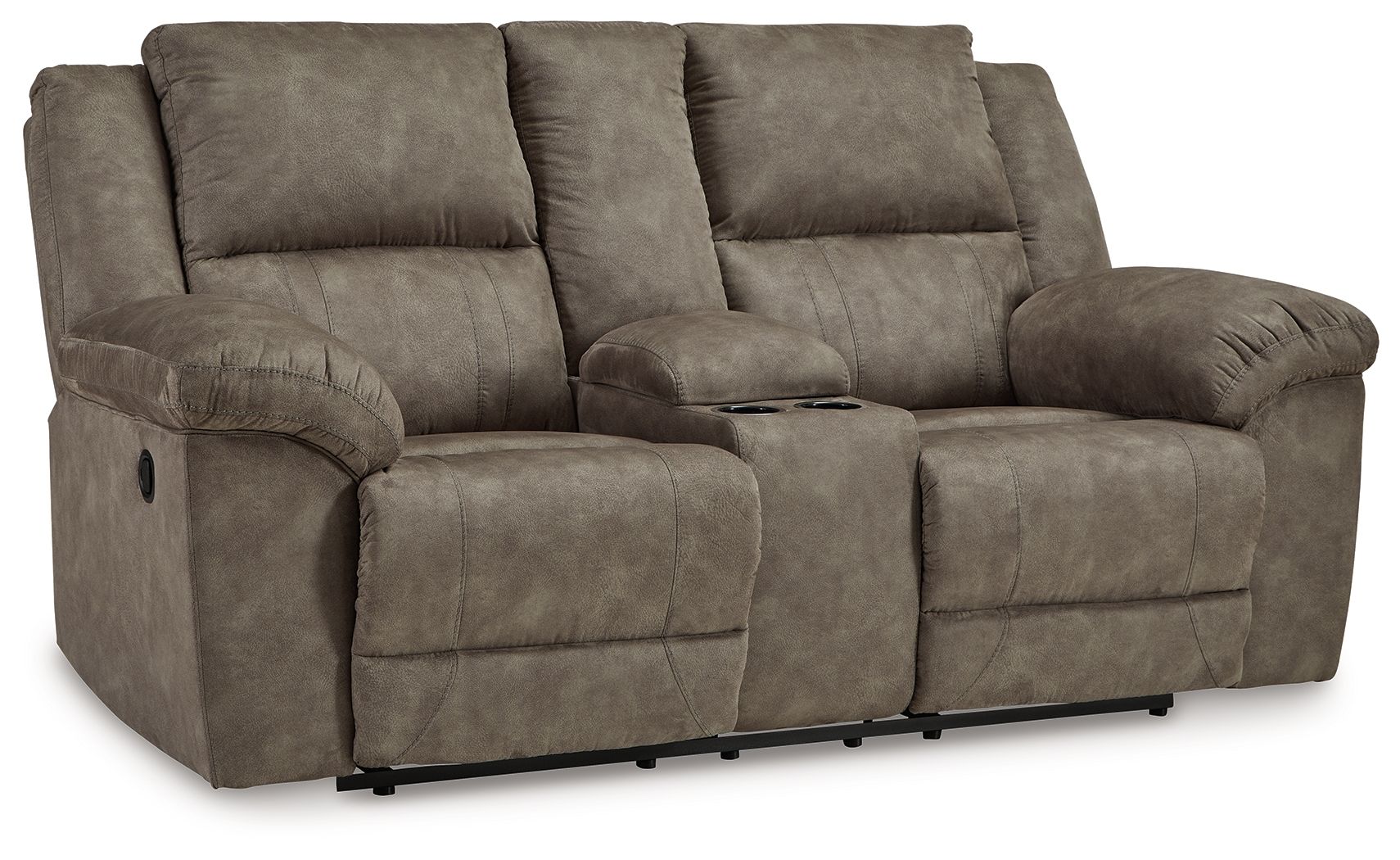 Laresview Fossil Dbl Reclining Loveseat With Console