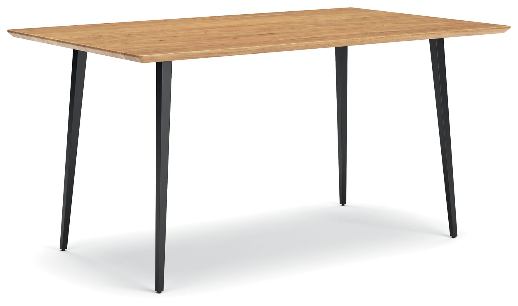 Gretlynn Black / Natural Rectangular Dining Room Table