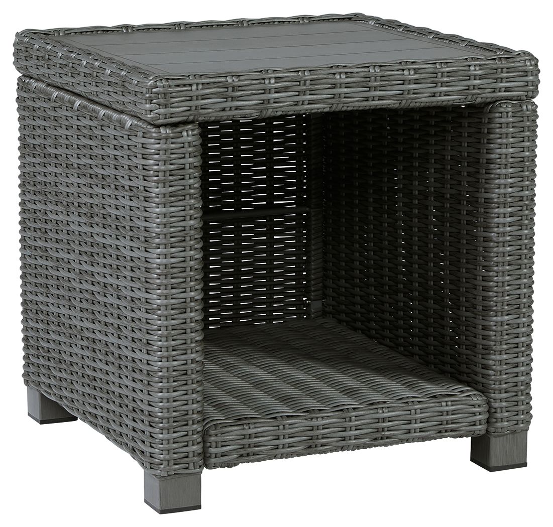 Elite Park Gray Square End Table