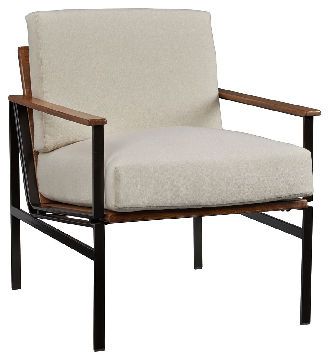 Tilden Ivory / Brown Accent Chair