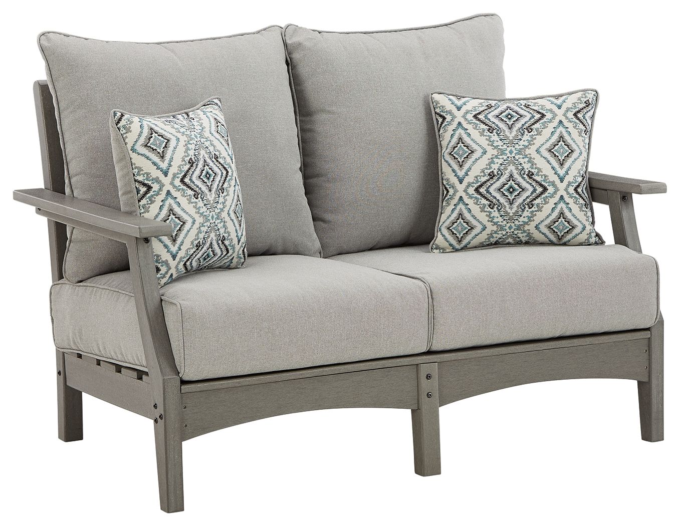 Visola Gray Loveseat w/Cushion