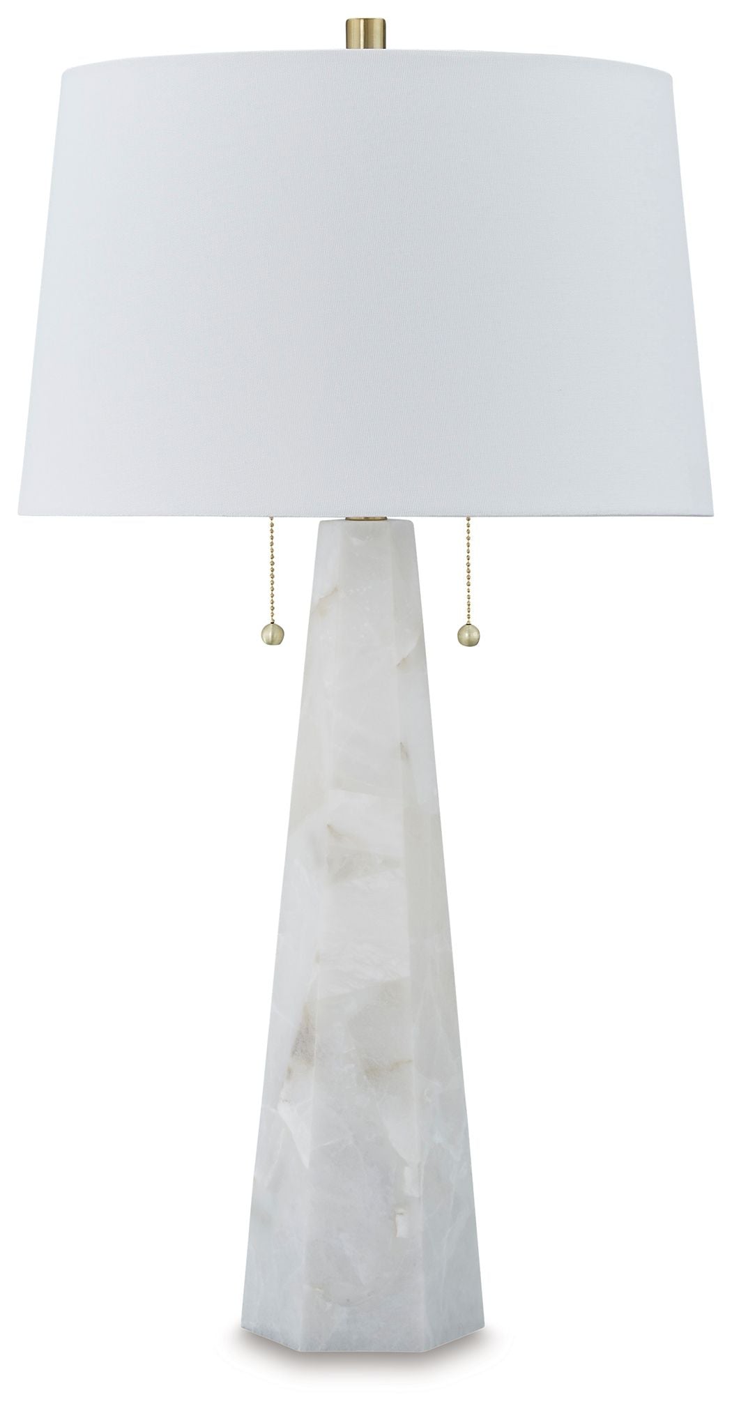 Laurellen White Alabaster Table Lamp