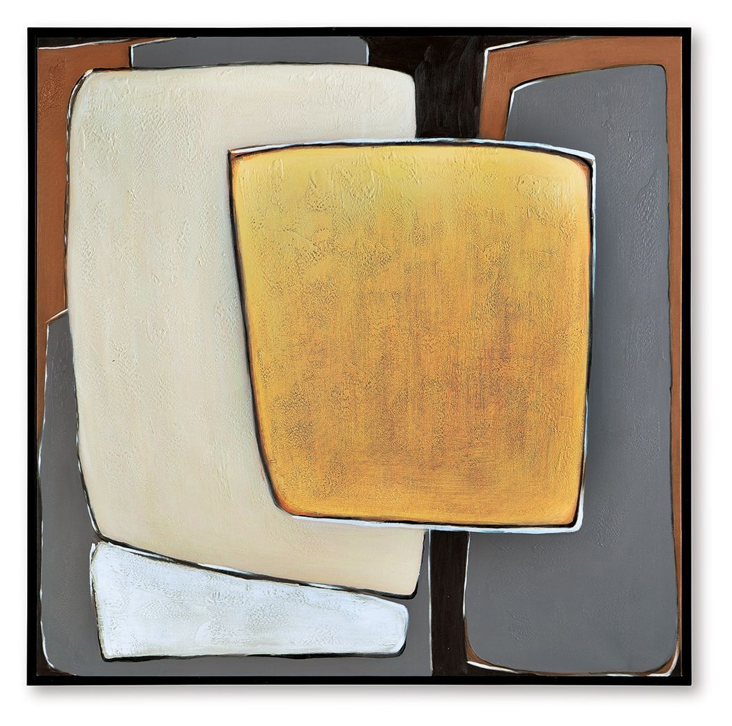 Actman Cream / Brown / Gray Wall Art