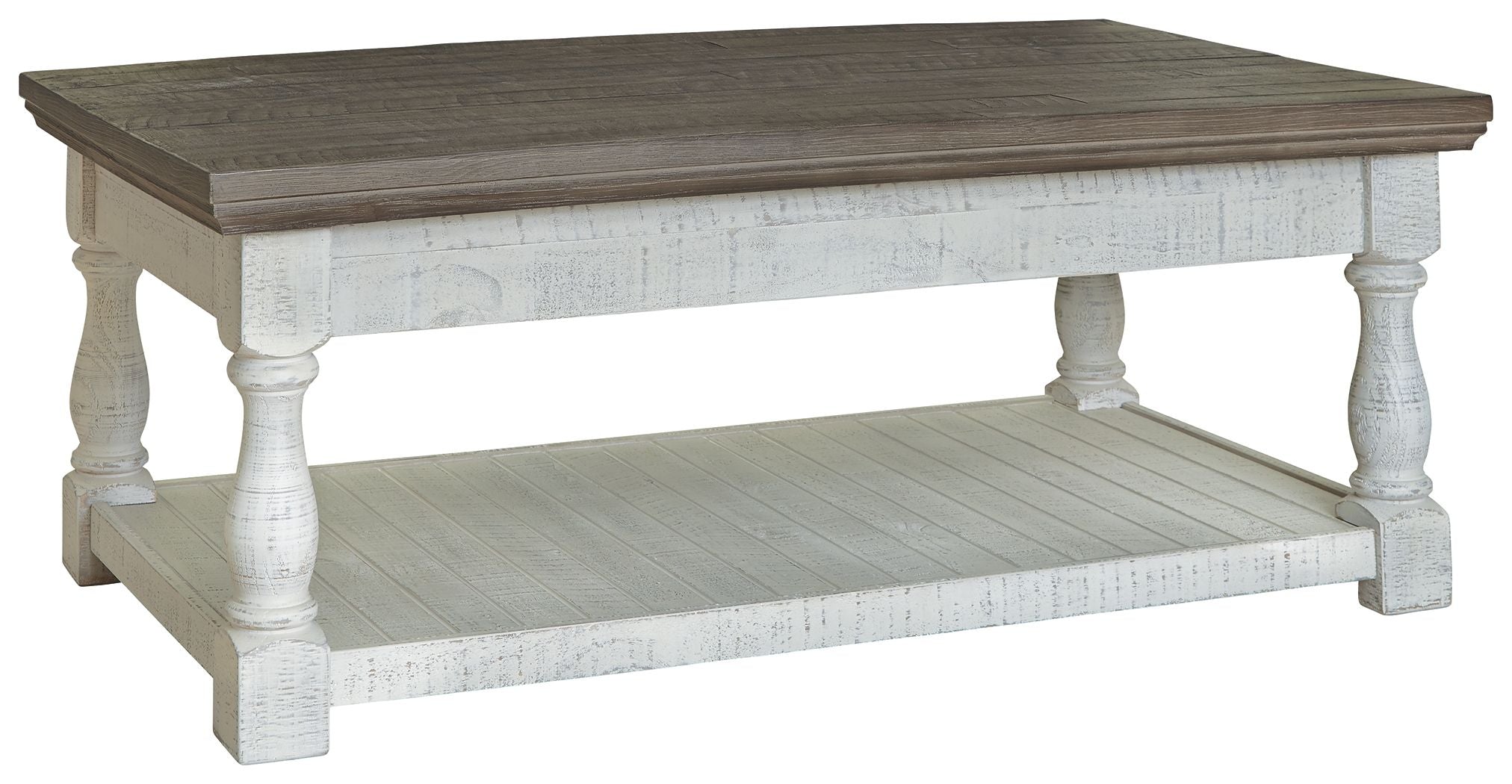 Havalance Gray / White Lift Top Cocktail Table