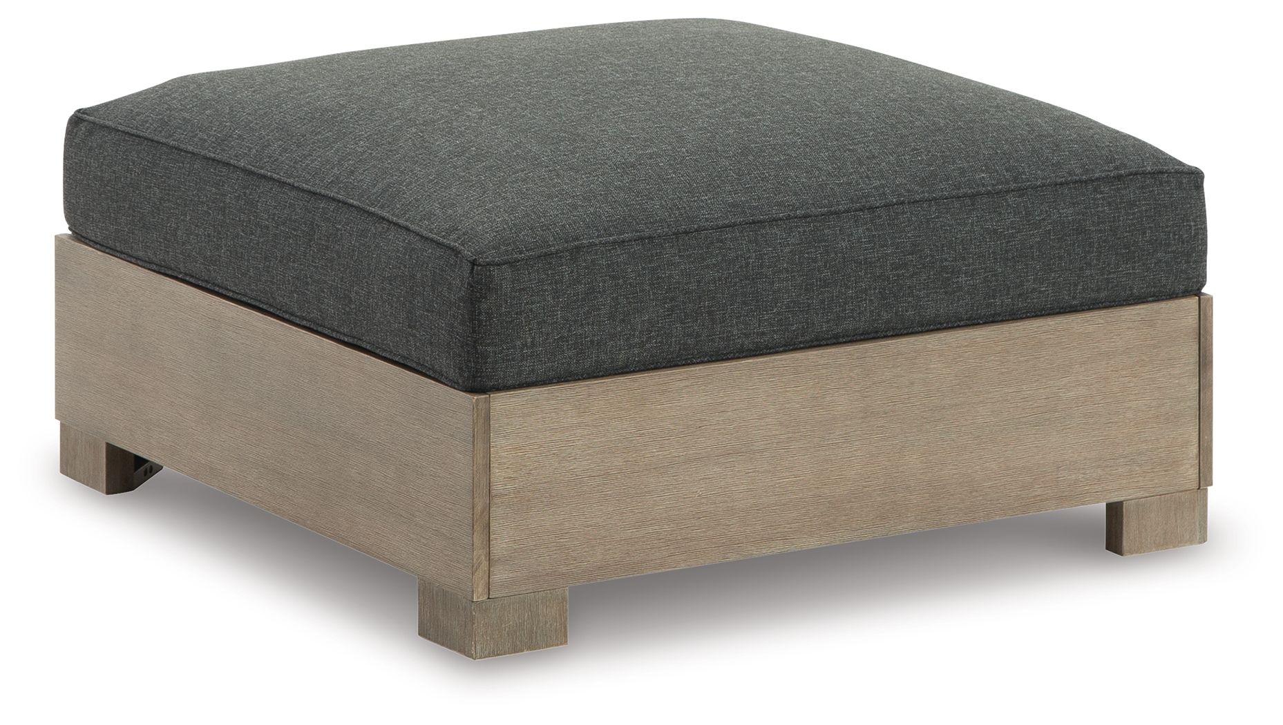 Citrine Park Brown Ottoman With Cushion