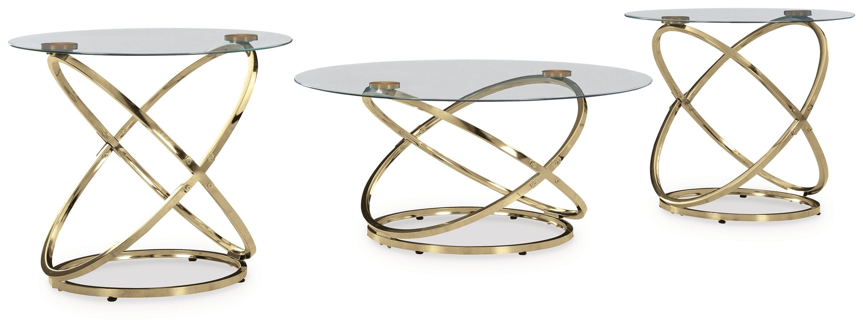 Crimonti Champagne Occasional Table Set