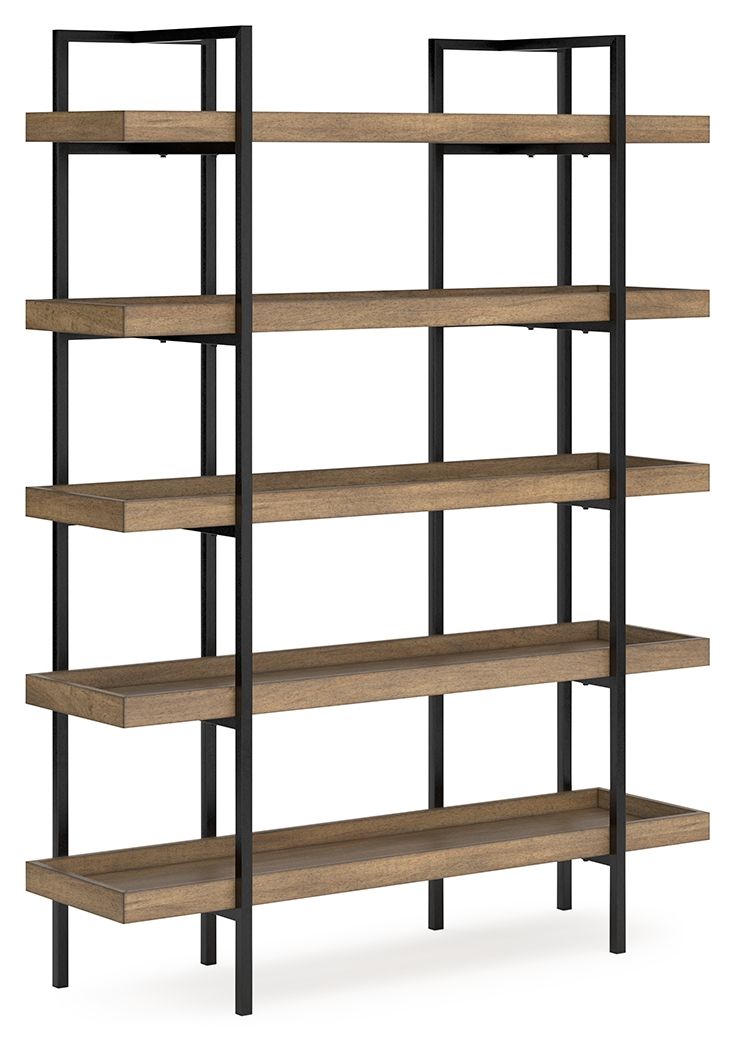 Montia Light Brown Bookcase