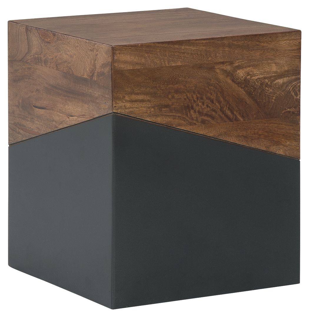 Trailbend Brown / Gunmetal Accent Table