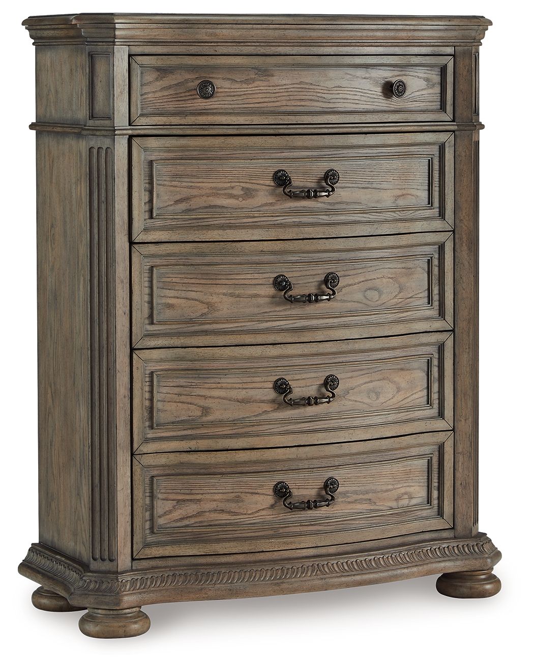 Ardenfield Light Brown Five Drawer Chest