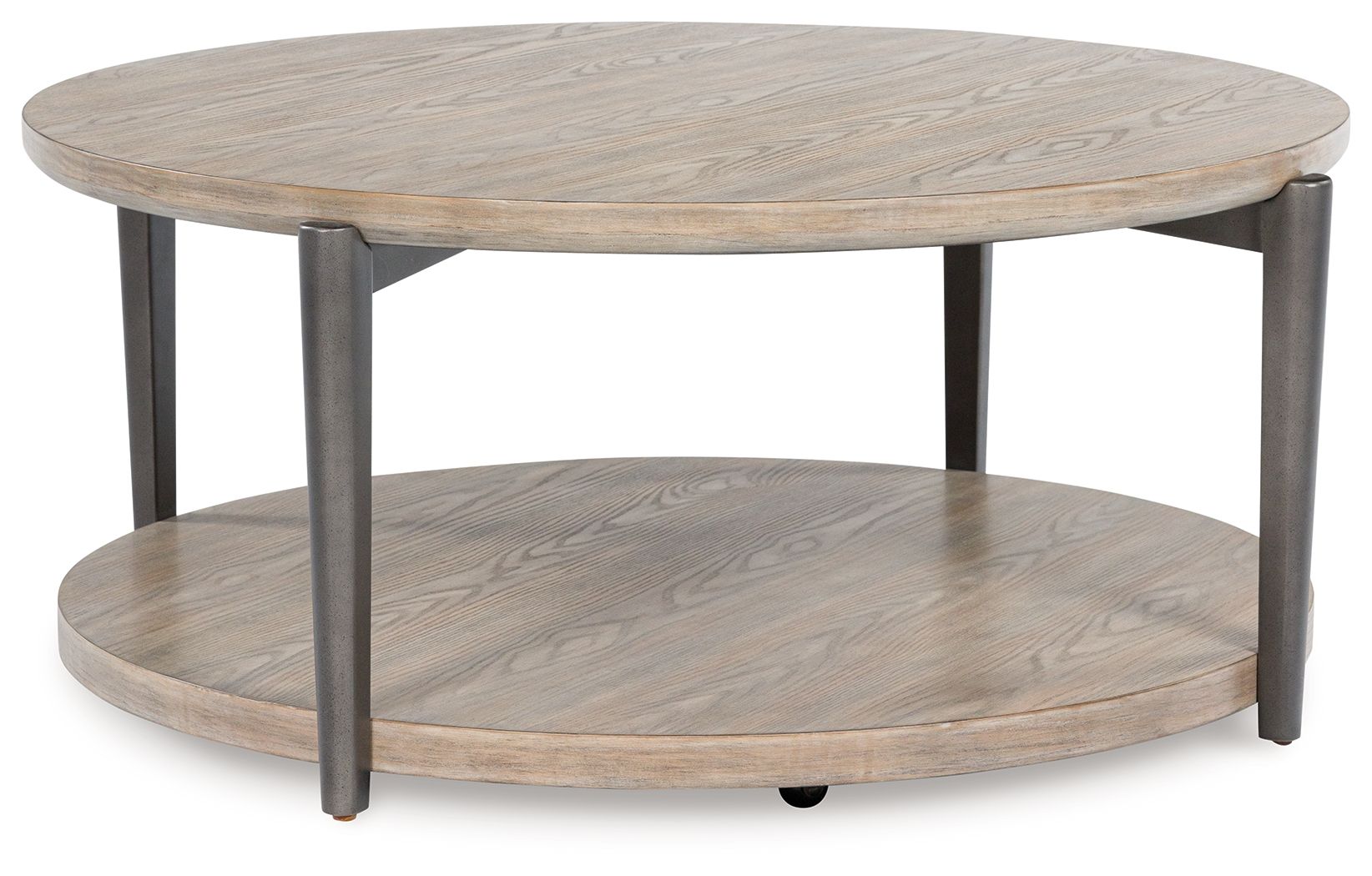 Dyonton Light Grayish Brown Round Cocktail Table