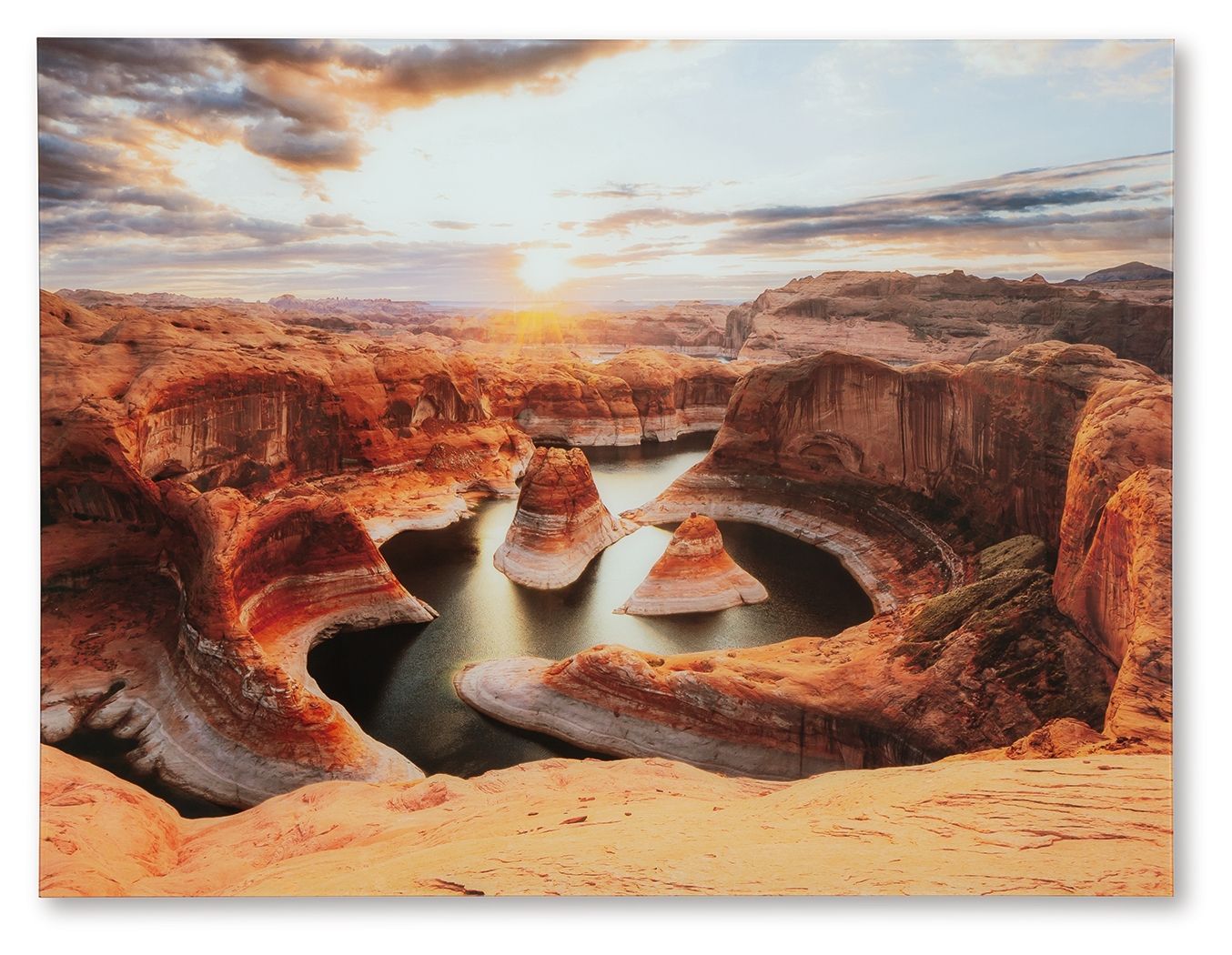 Deemsdon Blue / Amber Wall Art