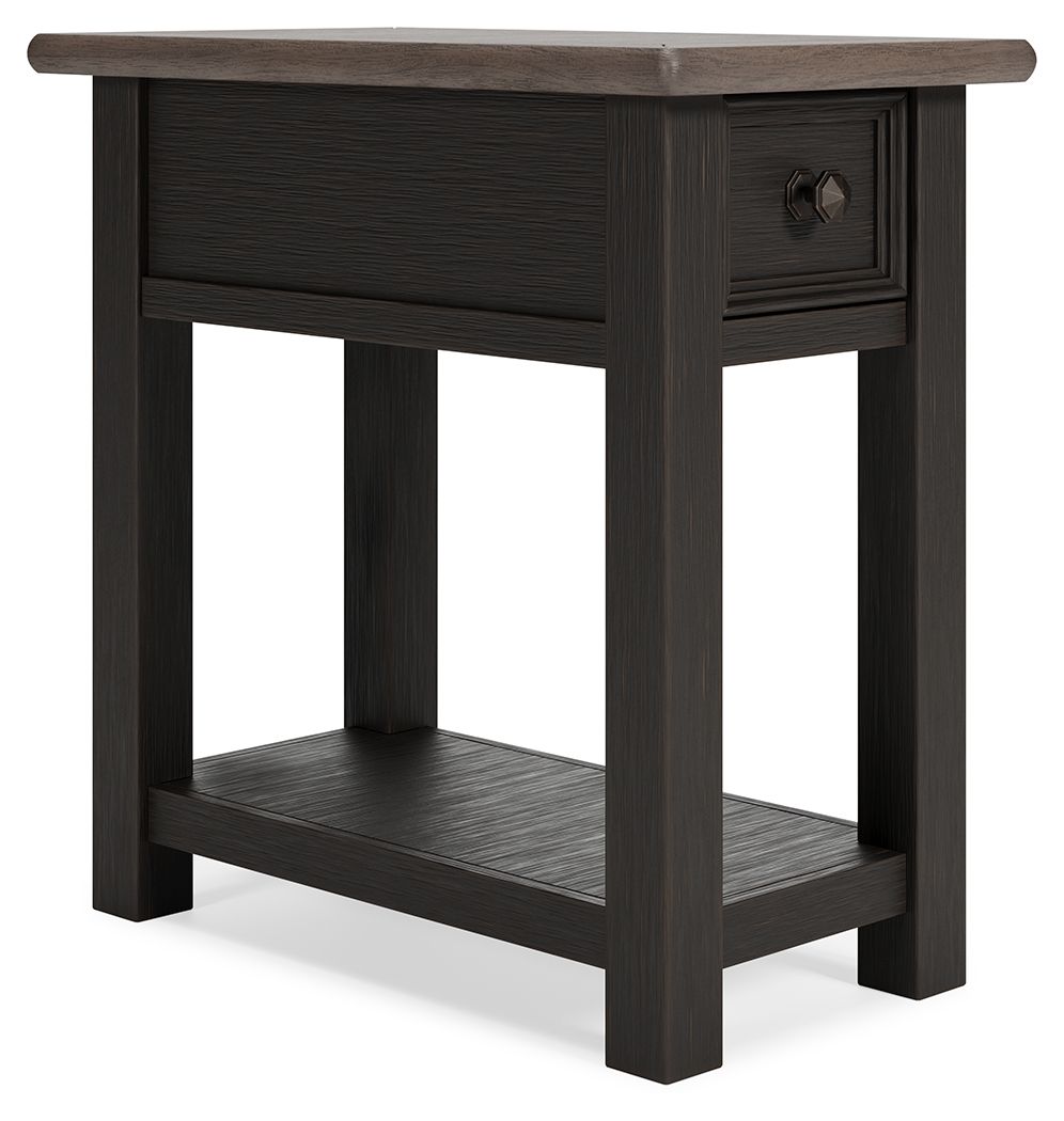 Tyler Black / Gray Chair Side End Table