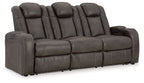 Fyne-dyme Power Reclining Sofa With Adj Headrest