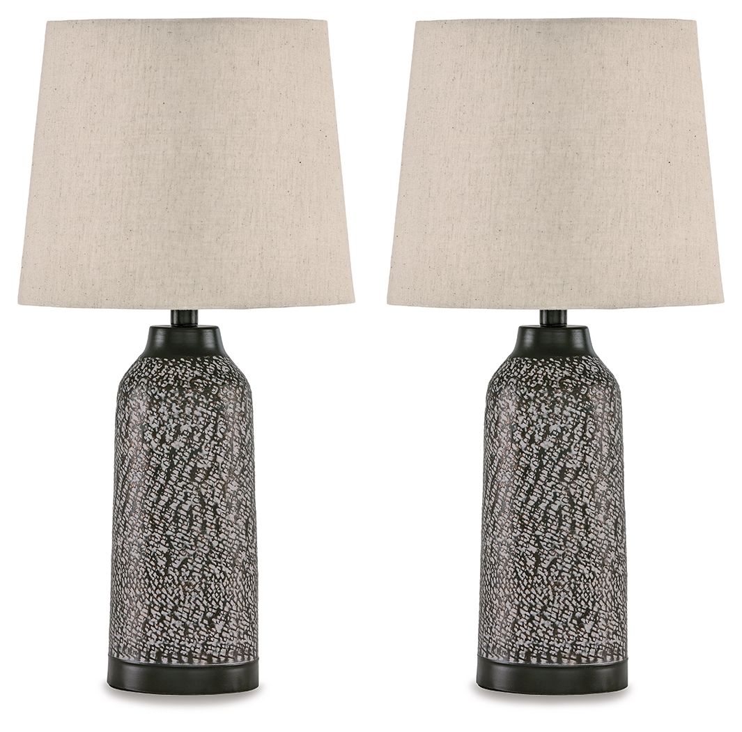 Lanson Antique Bronze Finish Metal Table Lamp
