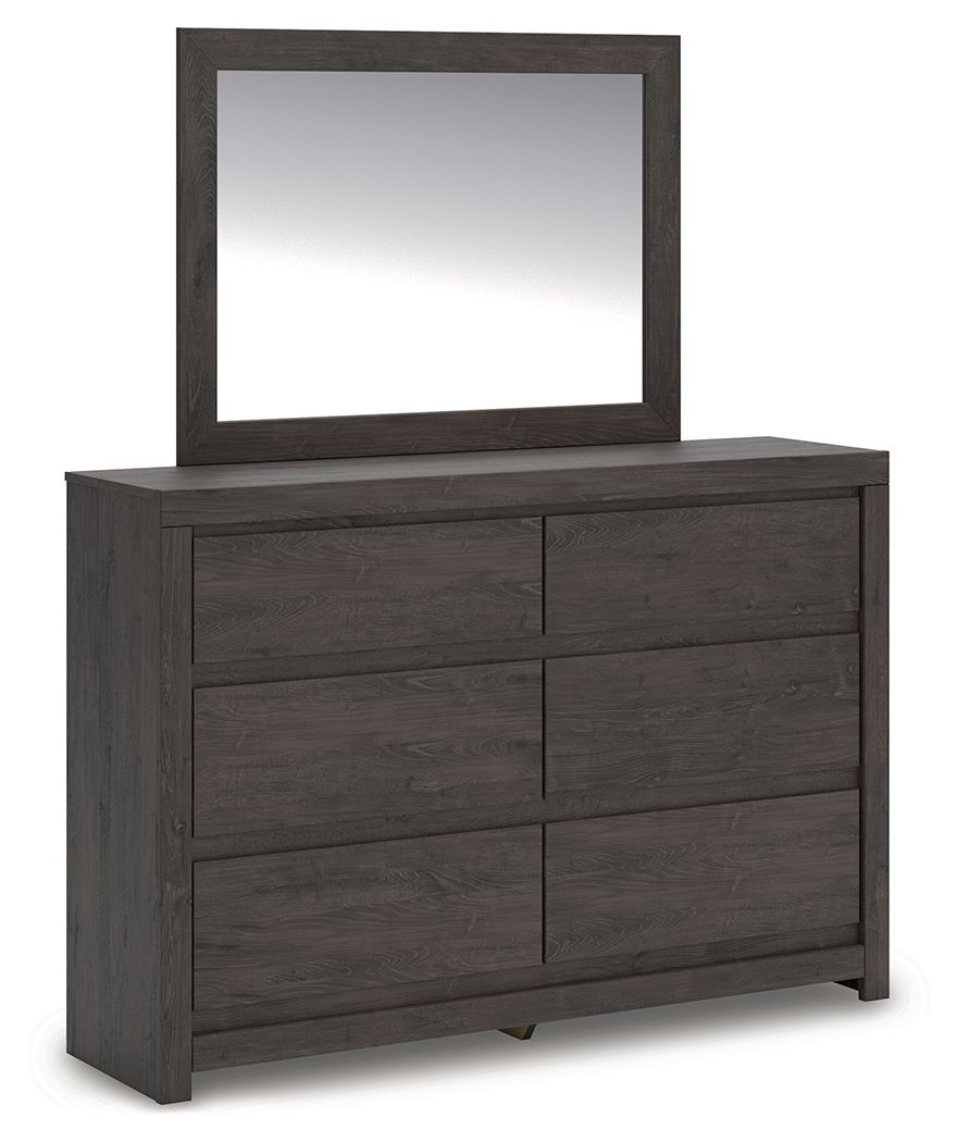 Parlayon Charcoal Dresser And Mirror