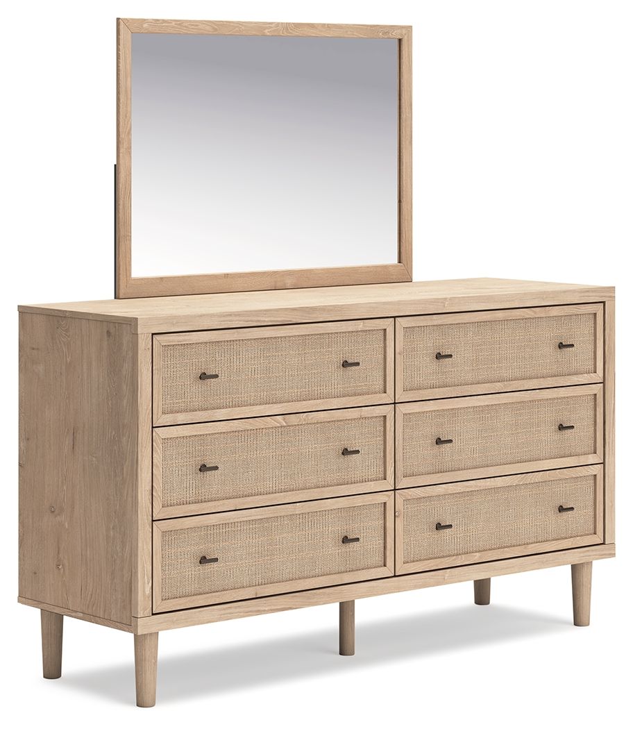 Cielden Two-Tone Dresser And Mirror
