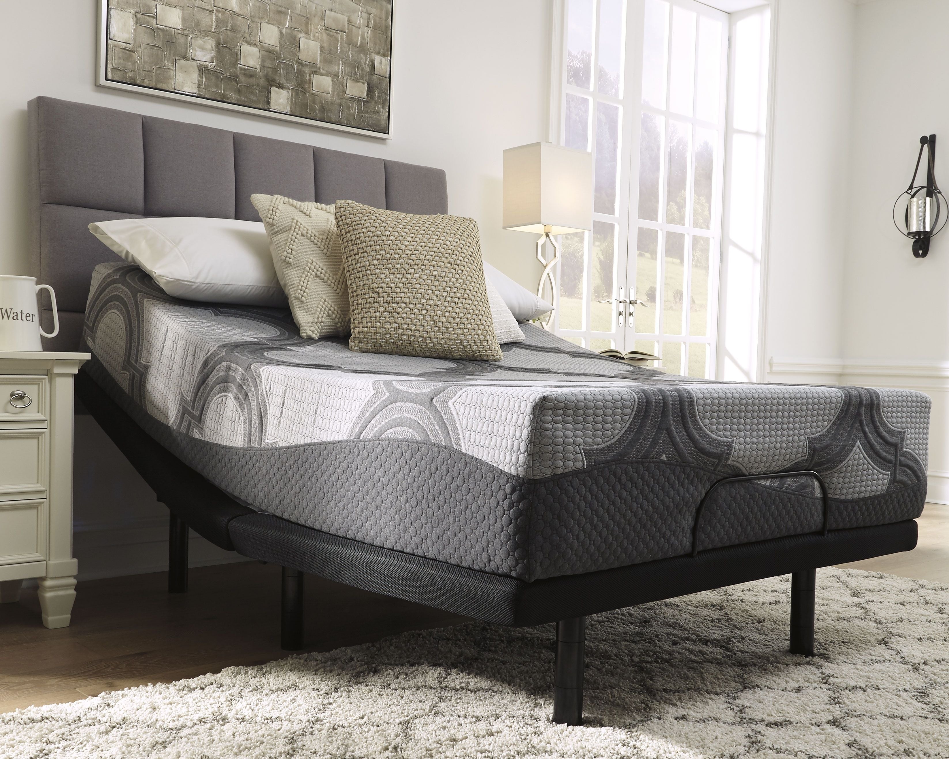 Ashley Sleep Hybrid Mattress With Adjustable Base