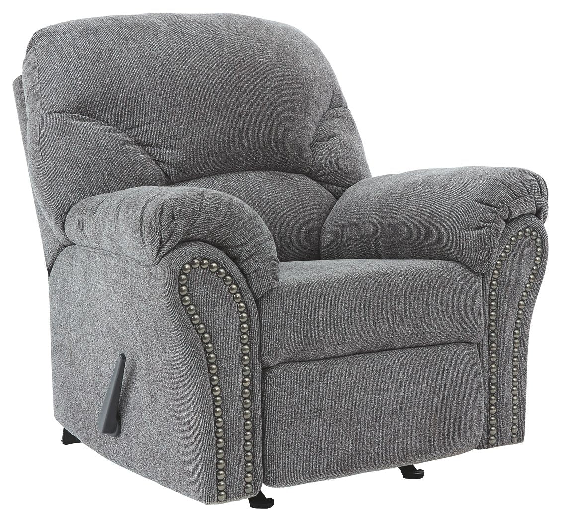 Allmaxx Pewter Rocker Recliner