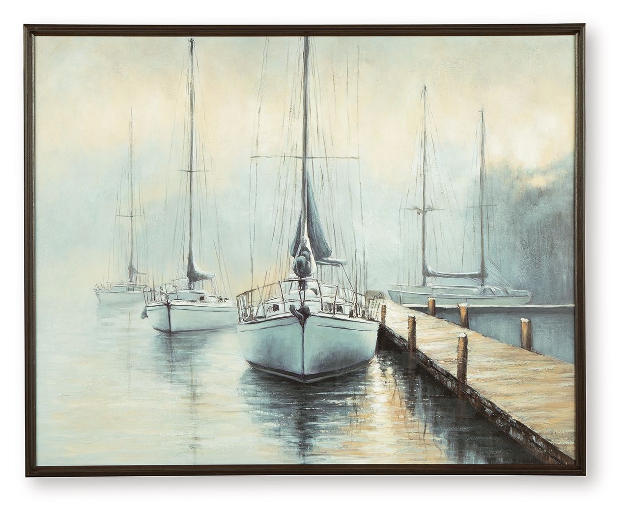 Worthney Blue / White / Brown Wall Art