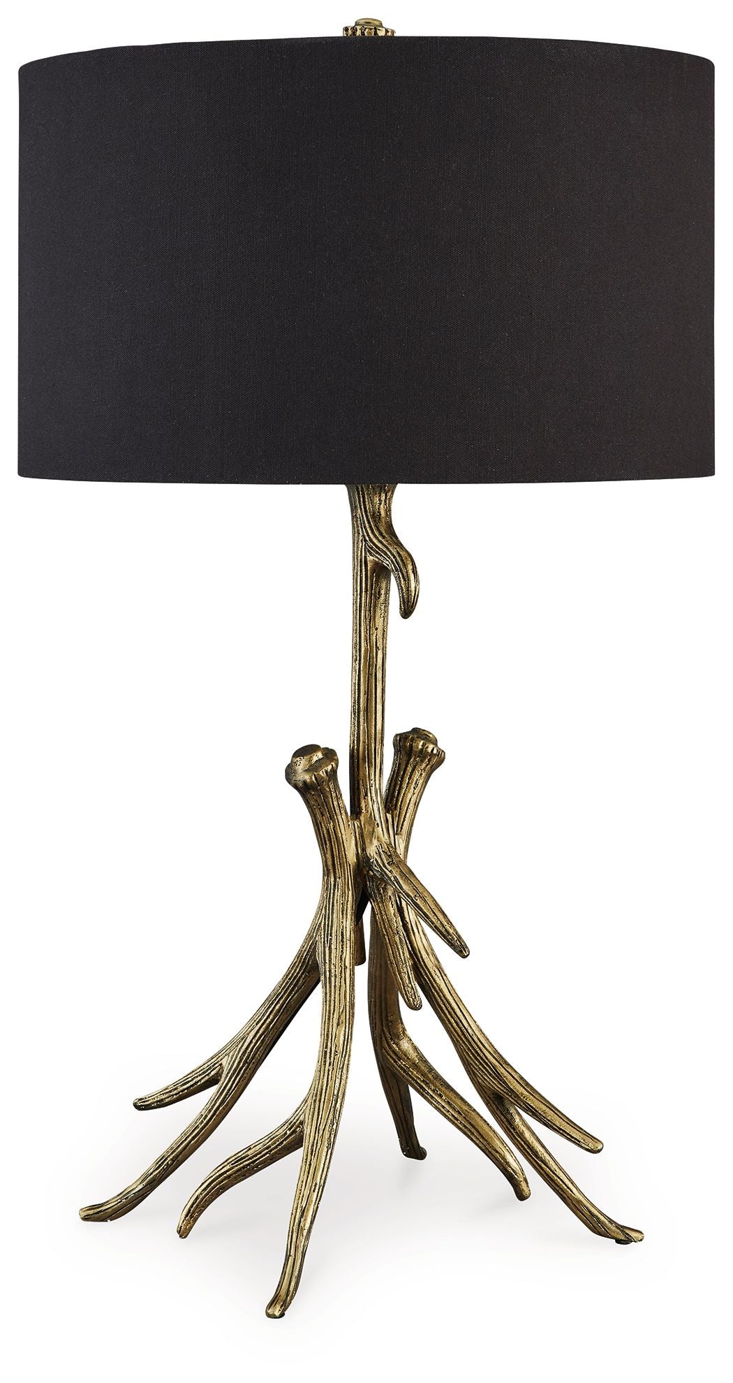 Josney Antique Gold Finish Metal Table Lamp