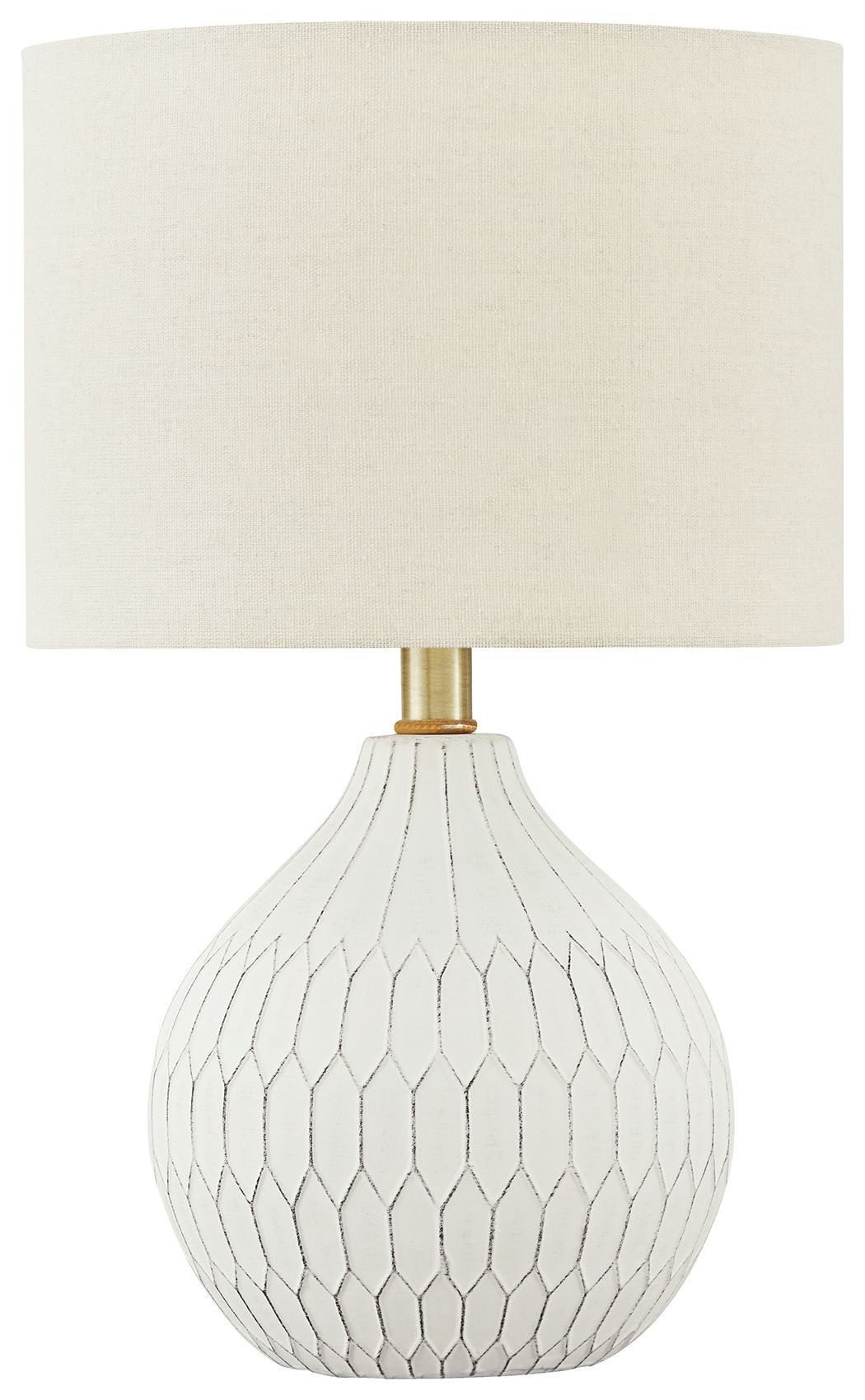 Wardmont White Ceramic Table Lamp