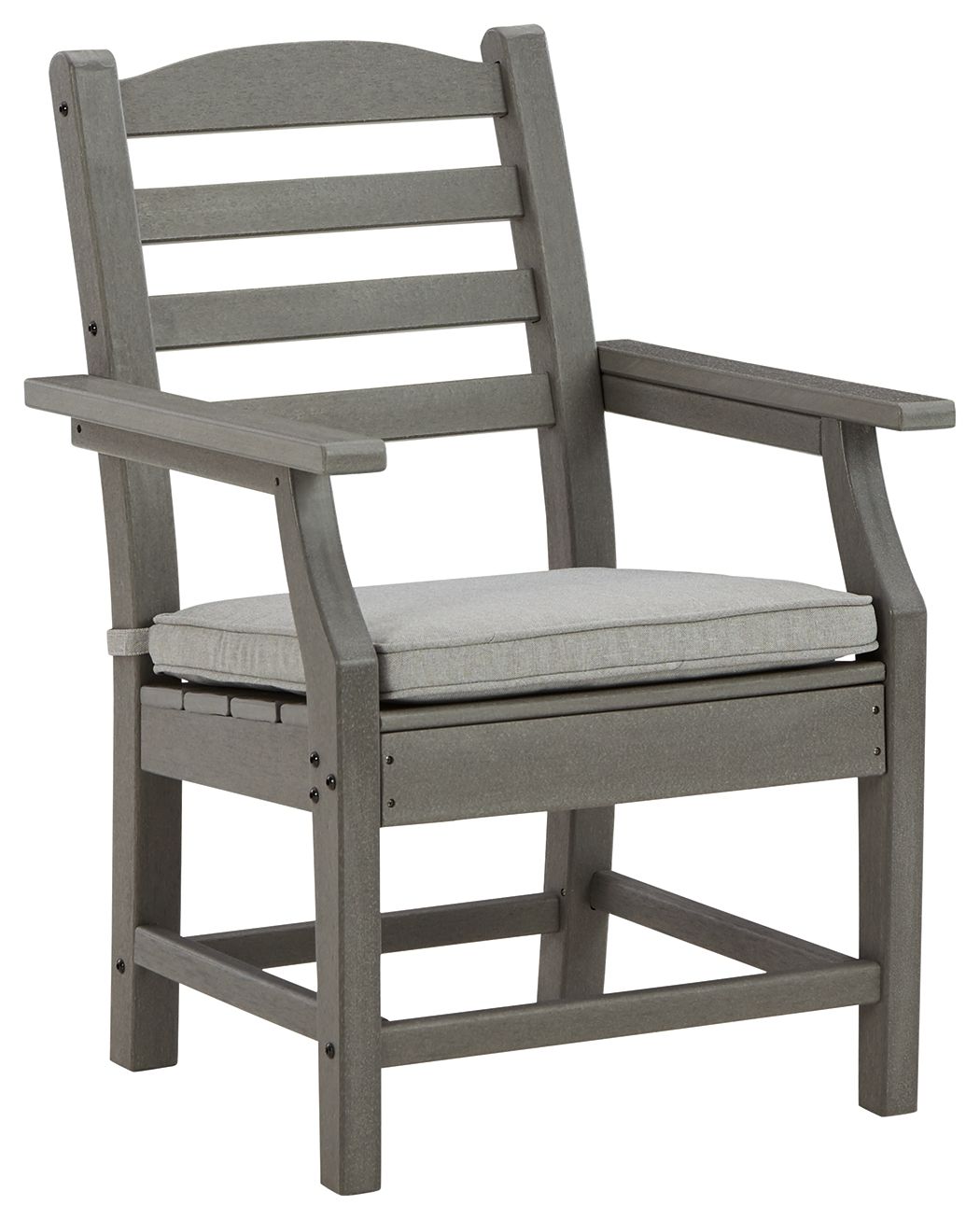 Visola Gray Arm Chair With Cushion