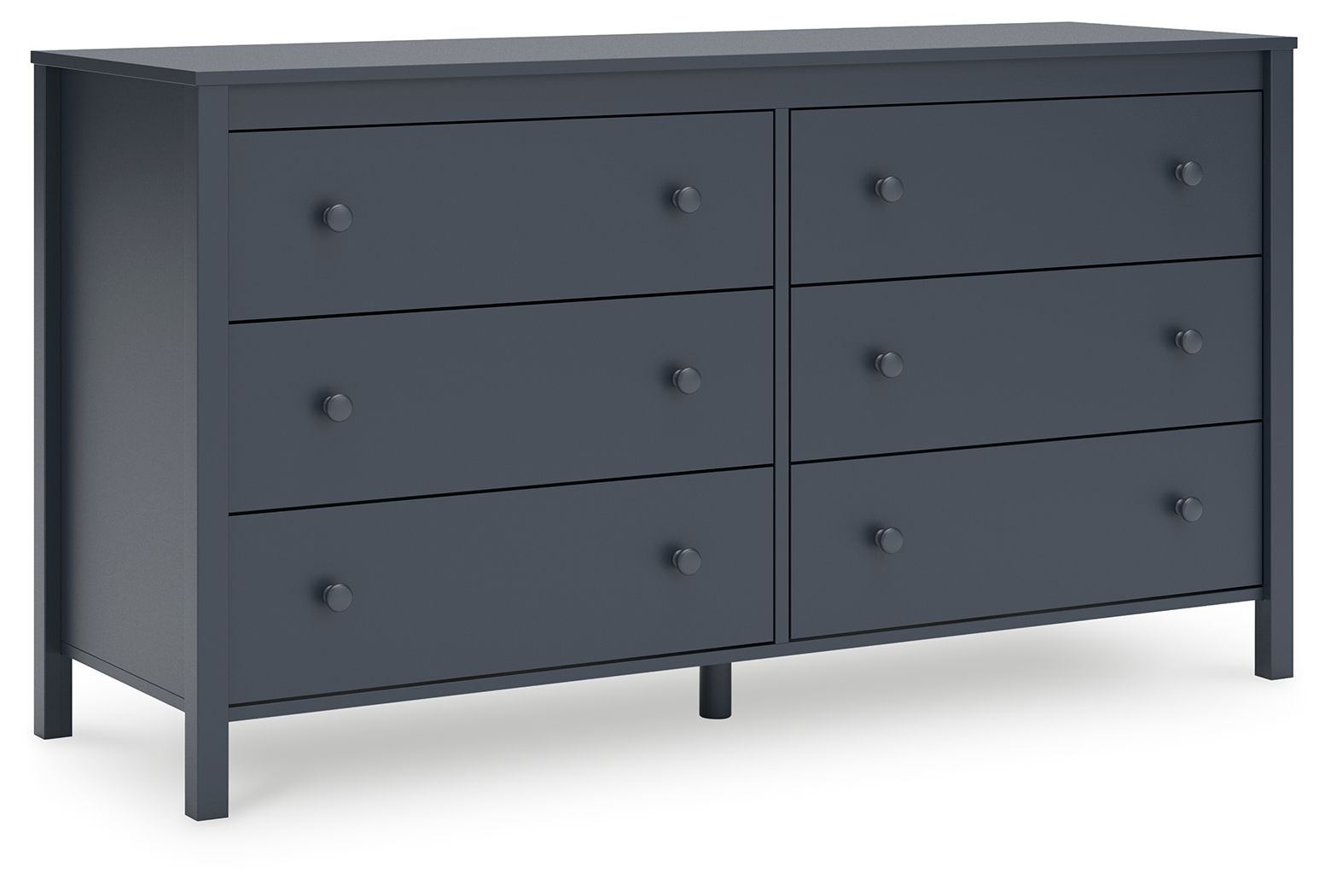 Simmenfort Navy Blue Six Drawer Dresser