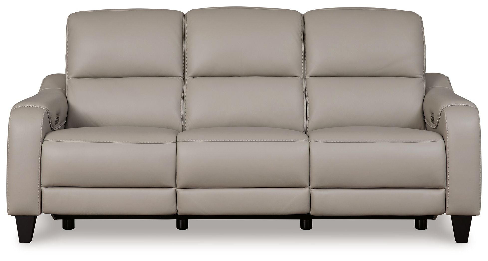 Mercomatic Power Reclining Sofa With Adj Headrest