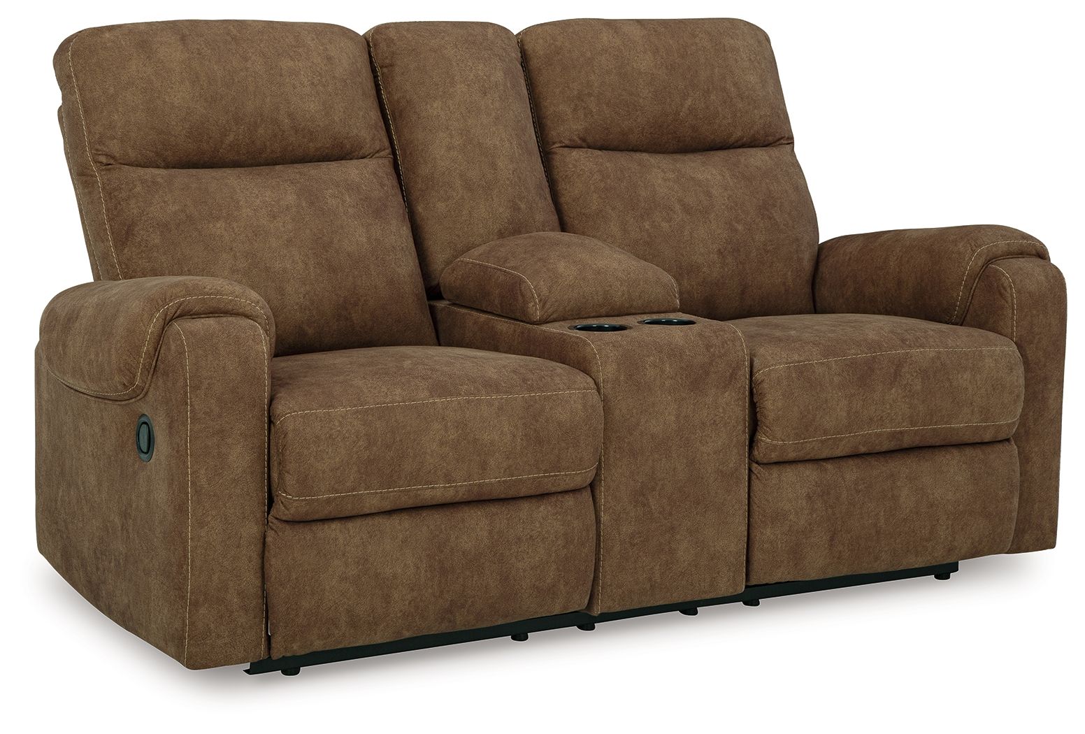 Edenwold Brindle Dbl Reclining Loveseat With Console