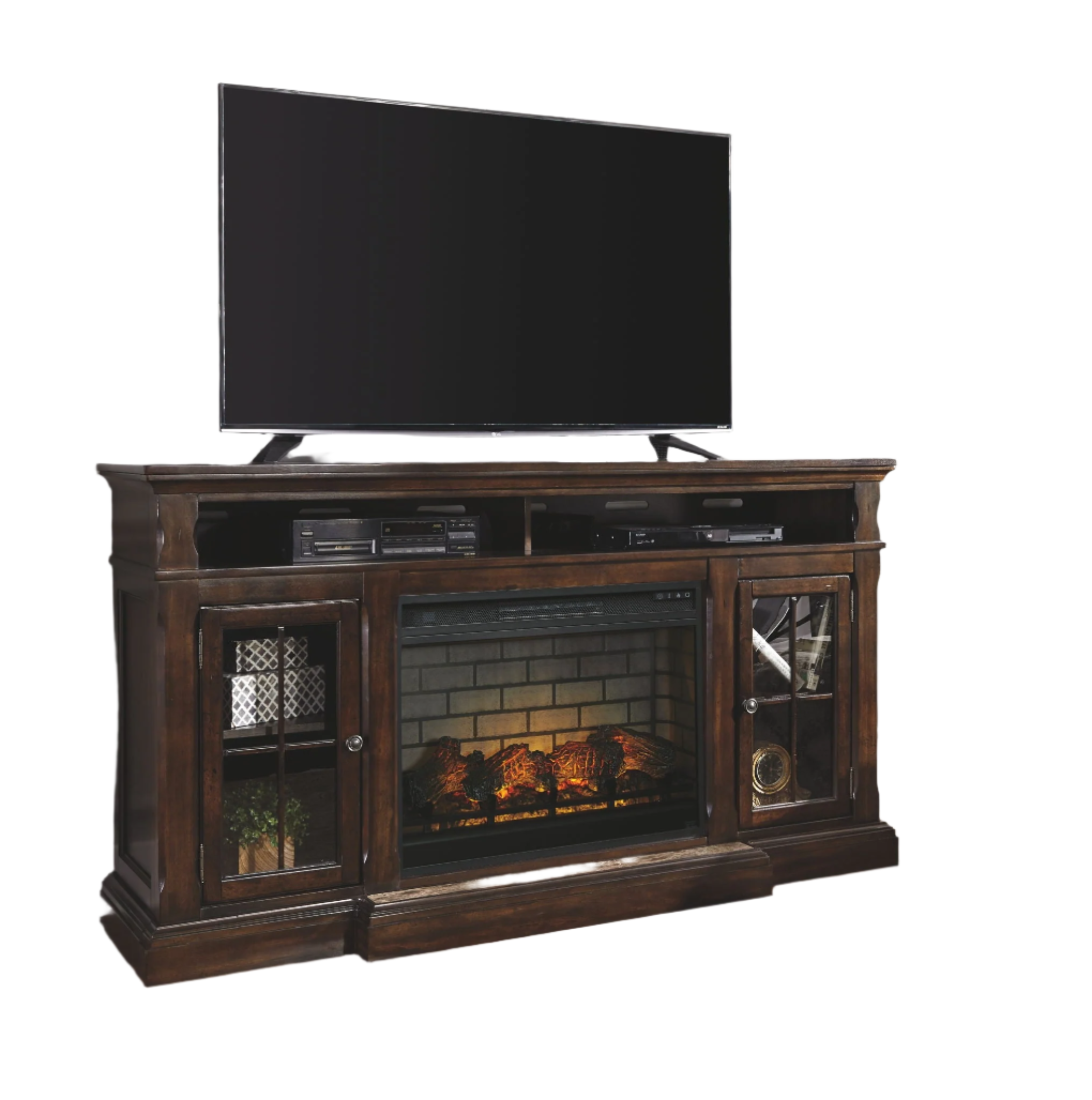 Roddington 72 TV Stand with Fireplace