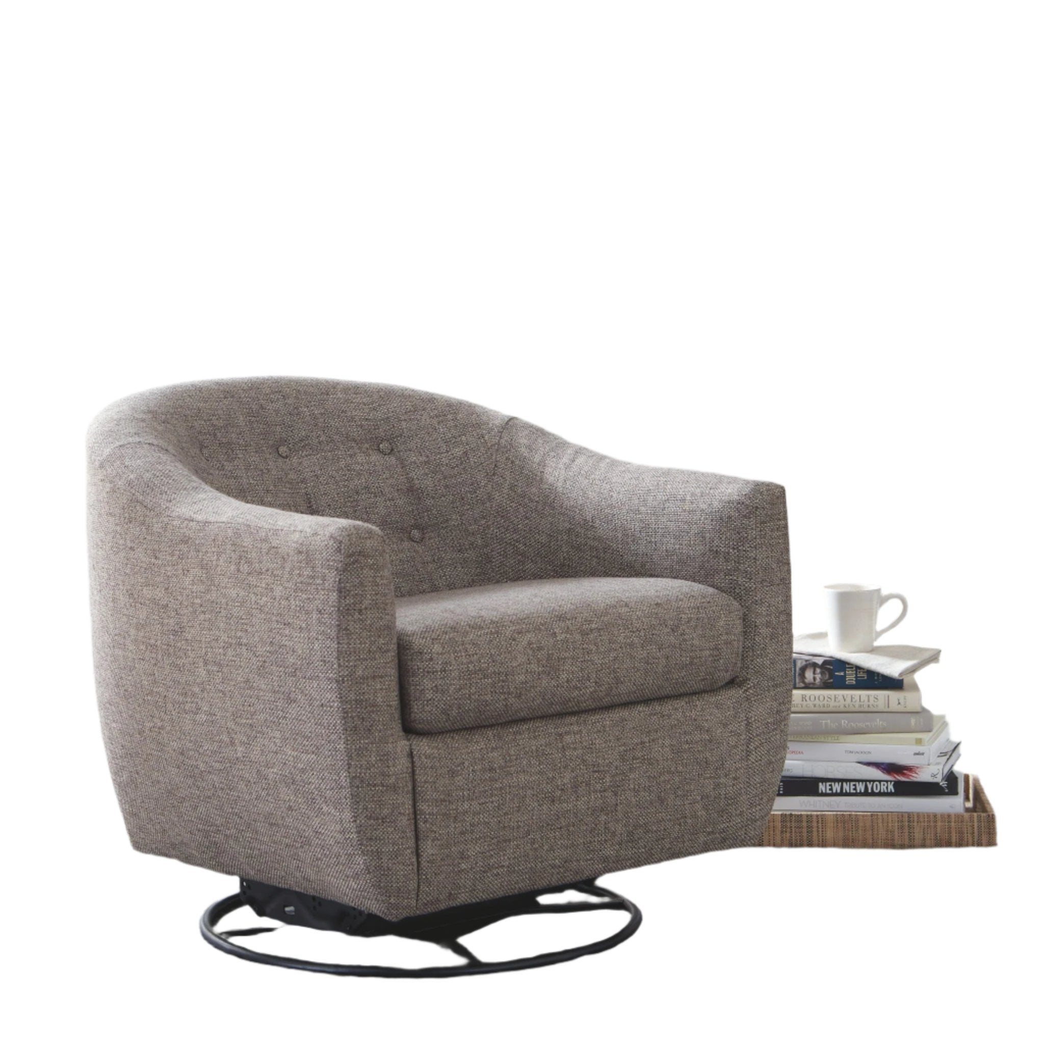 Upshur Swivel Glider Accent Chair